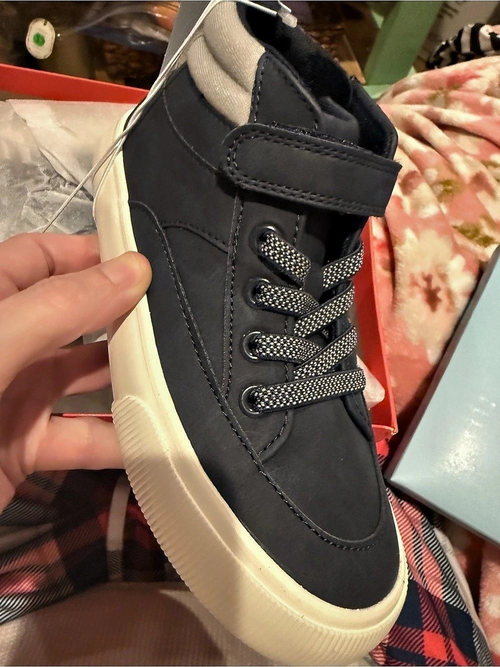 Cat & Jack Black High Top Sneakers NWT